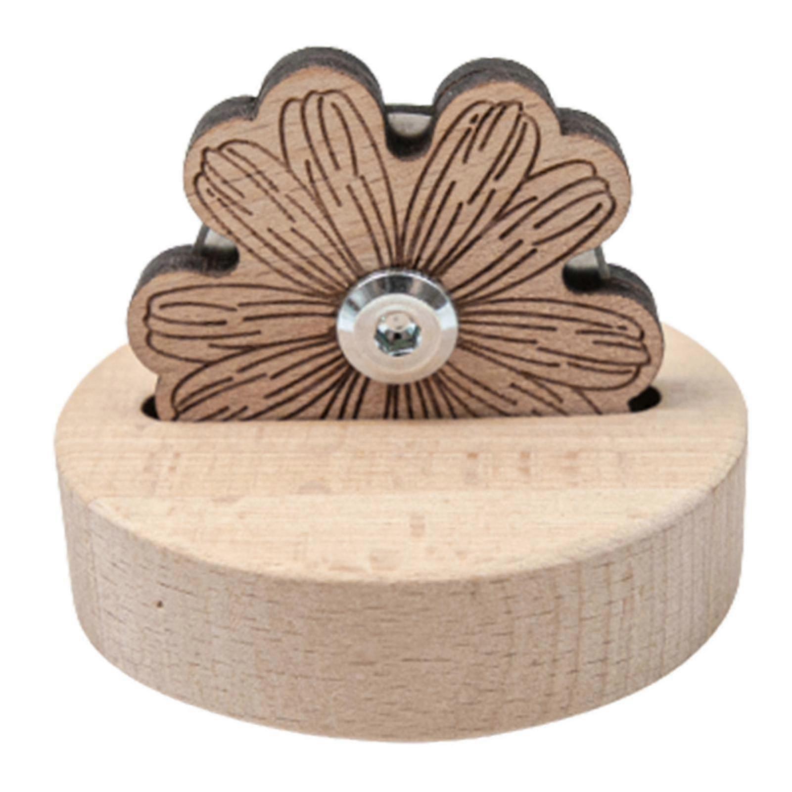 Wooden Flower Wool Line Thread Cutter Portable Line Cutter With Non-slip Base For Quilting Xixi