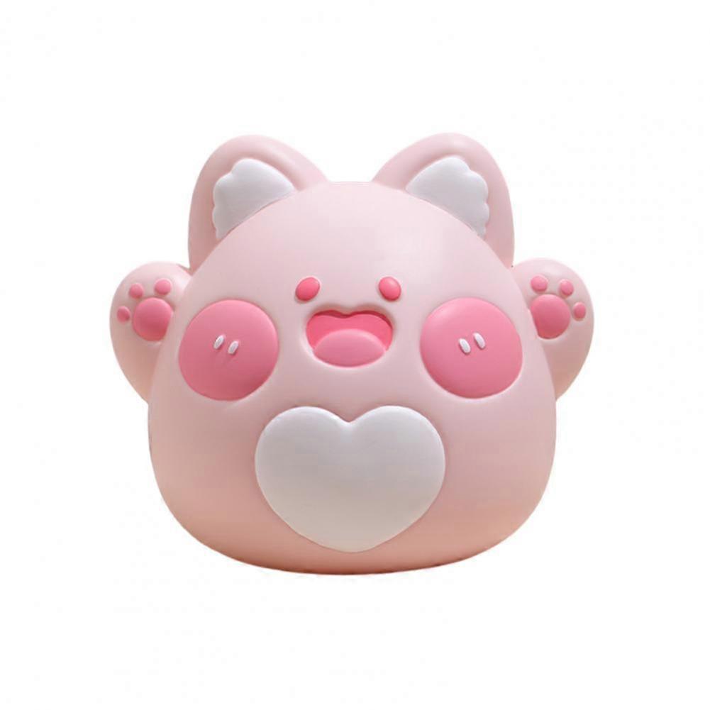 Cute Cat-shaped Cash Box Large Capacity Children's Cat Piggy Bank Multifunctional Money Saving Storage Holder for Boys