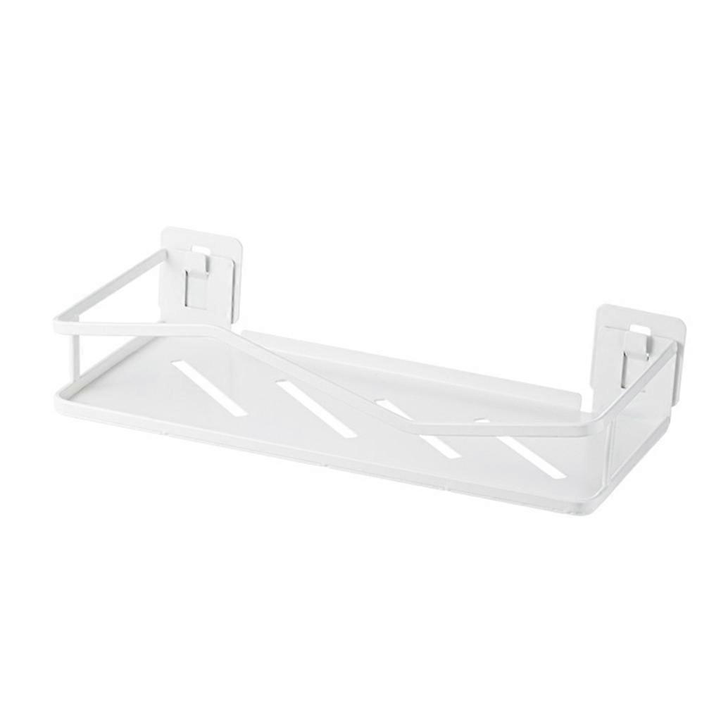 Wall Mounted Storage Holder Metal Hangable Shelf Hanger Saving Space