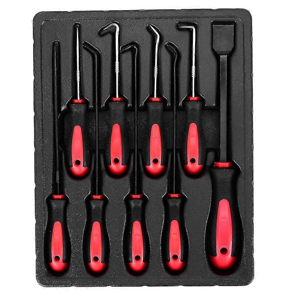 9pcs/Set Precision Pick Hook Set O Ring Seal Gasket Puller Remover Tool Car Auto