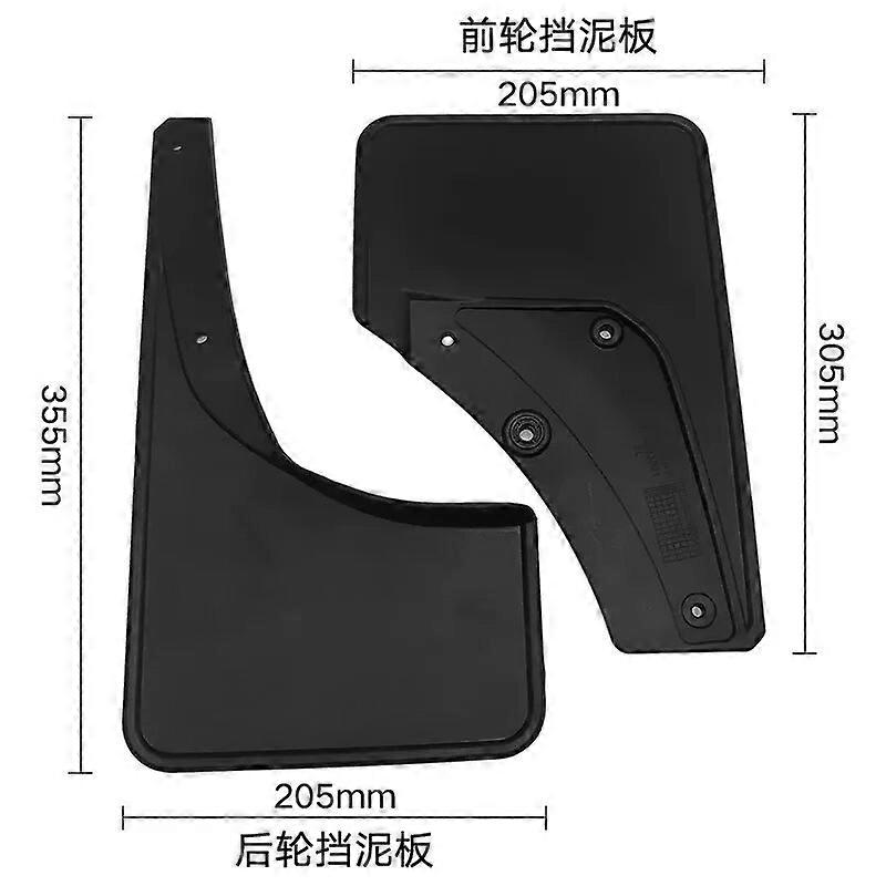Set De 4 Bavettes (garde-boue) Pour Suzuki Jimny 2019-2021 - Protection Anti-éclaboussures Avant/arrière