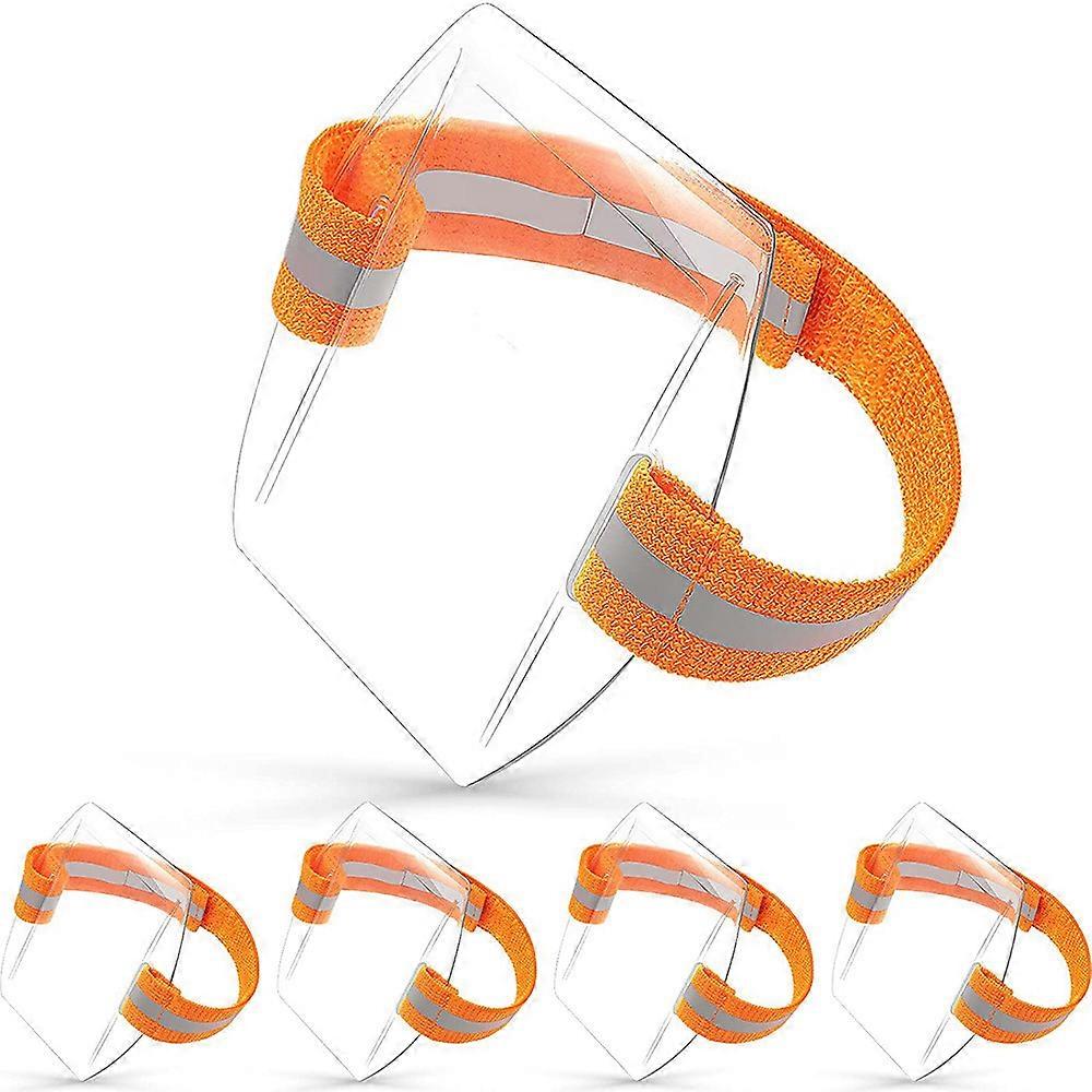 4 Pieces PVC Id Badge Holder High Visibility Ski Pass Holder Armband Id Card Holder