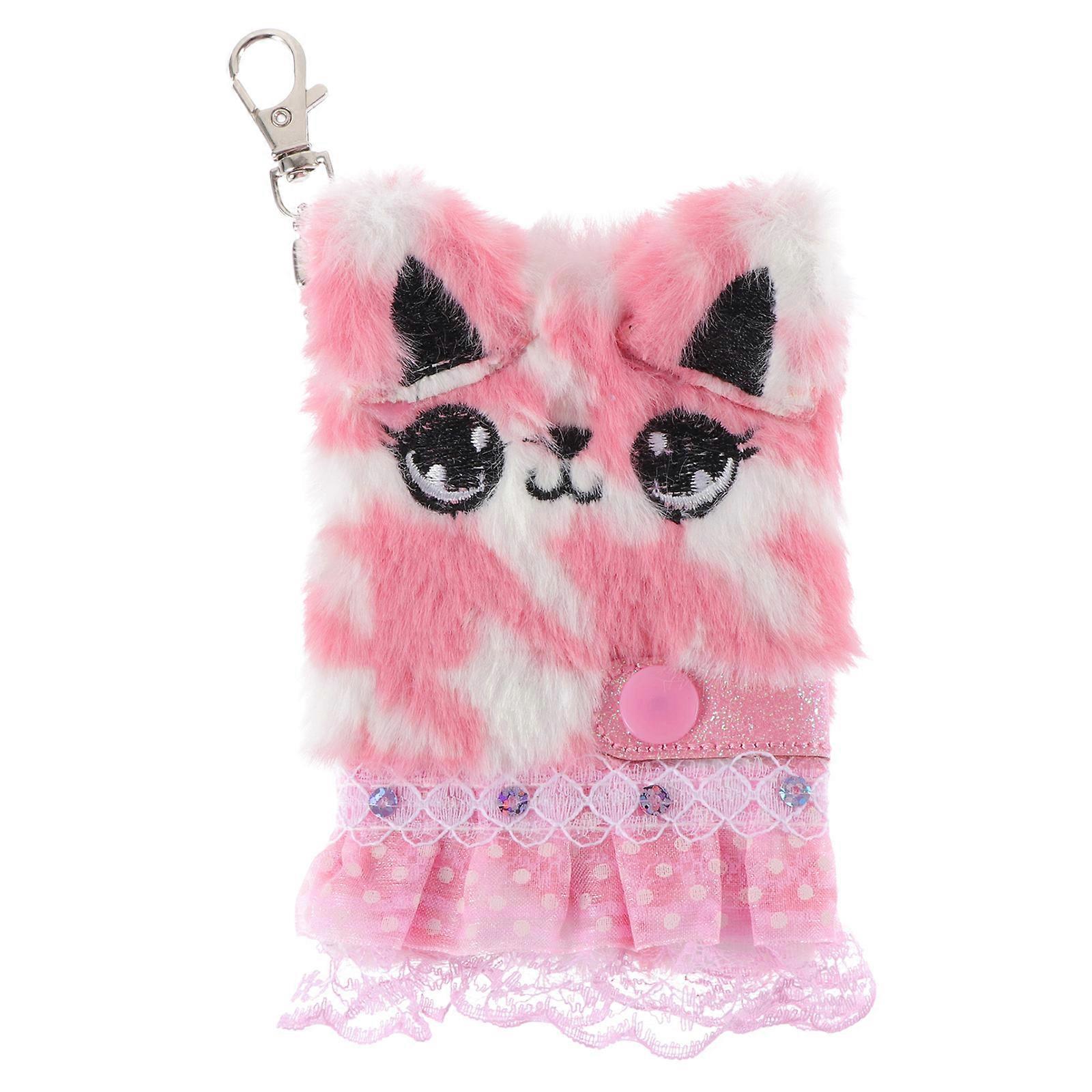 Plush Diary Plush Animal Skirt Shape Notebook Plush Notebook Student Notebook