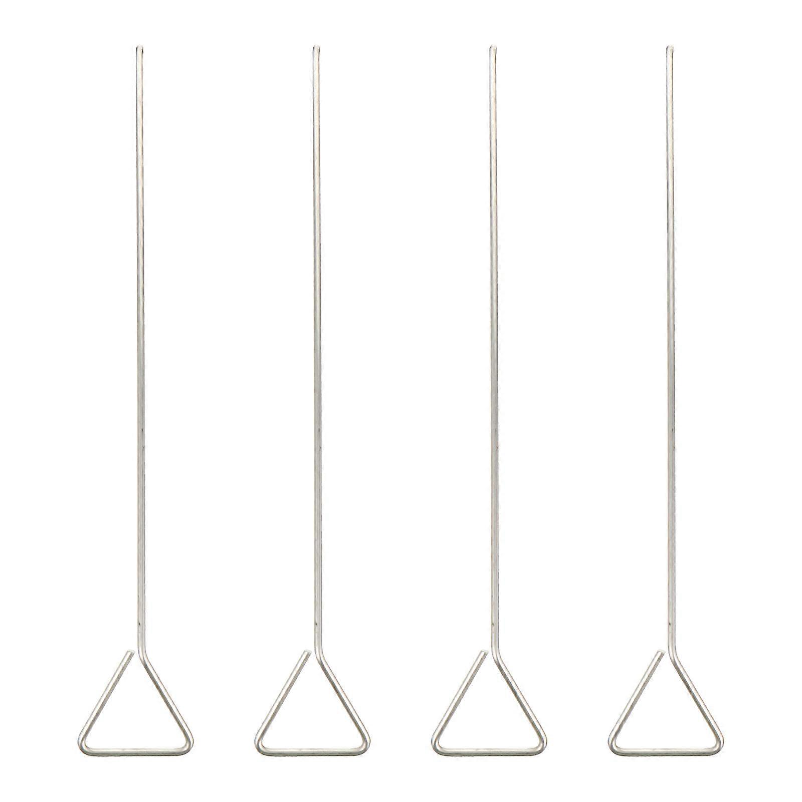 4Pcs Stainless Steel Bacterial Cell Spreader Practical Cell Wide Spreading Bar