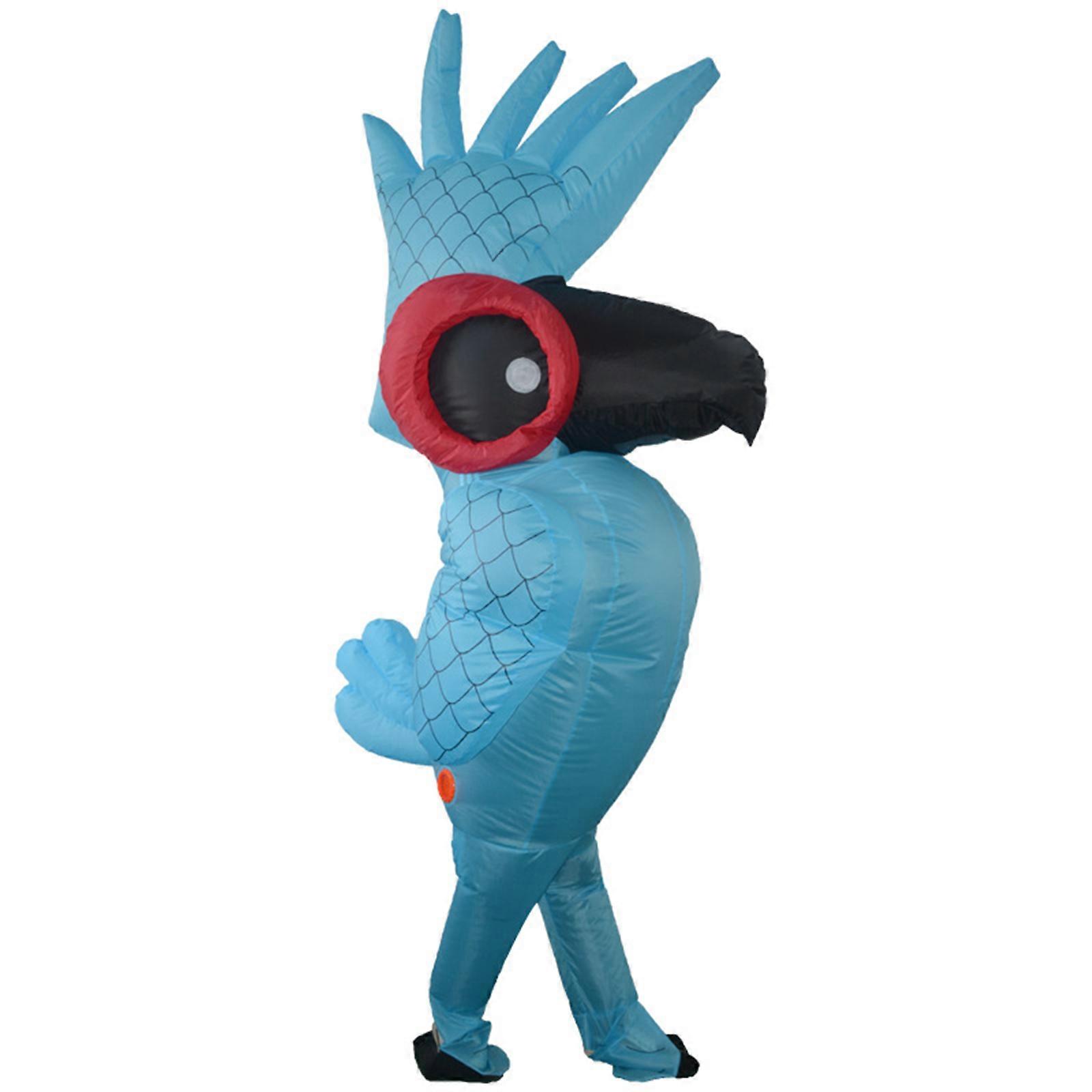Costume da pappagallo gonfiabile, Halloween Fancy Suit Dress Costume Body Blow Up Cosplay Fantasy Costumi per adulti