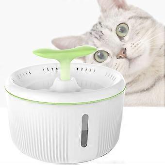 Cat Drinking Fountain, Drinking Fountain For Dogs, Pet Cat Fountain, Non-Slip Automatic Water Dispenser With LED Night Light
