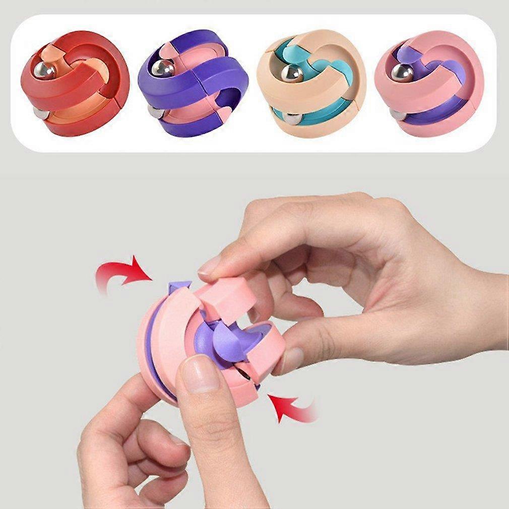 Rotating Marble Track Magical Bead Orbit Ball Fingertip Decompression Infinity Cube Spinner Relieve Stress Puzzle Deform Toys