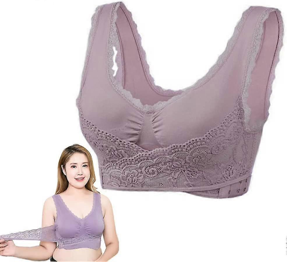 Tourmaline Shaping Wireless Silky Bra, Lymphvity Detoxification And Shaping Powerful Lifting Bra For Women