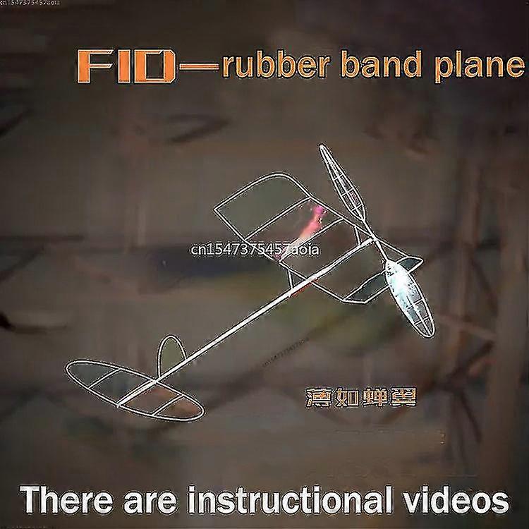 Gummiband Powered Flying Machine Student Model Flygplan Outdoor Science School Tävlingsutrustning Hög kvalitet