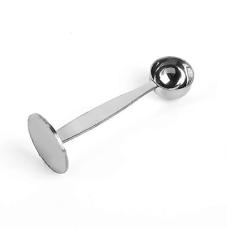 Coffee Measuring Scoop And Tamper ,espresso Scoop, Espresso Measure Tamper(2pcs, Silver)