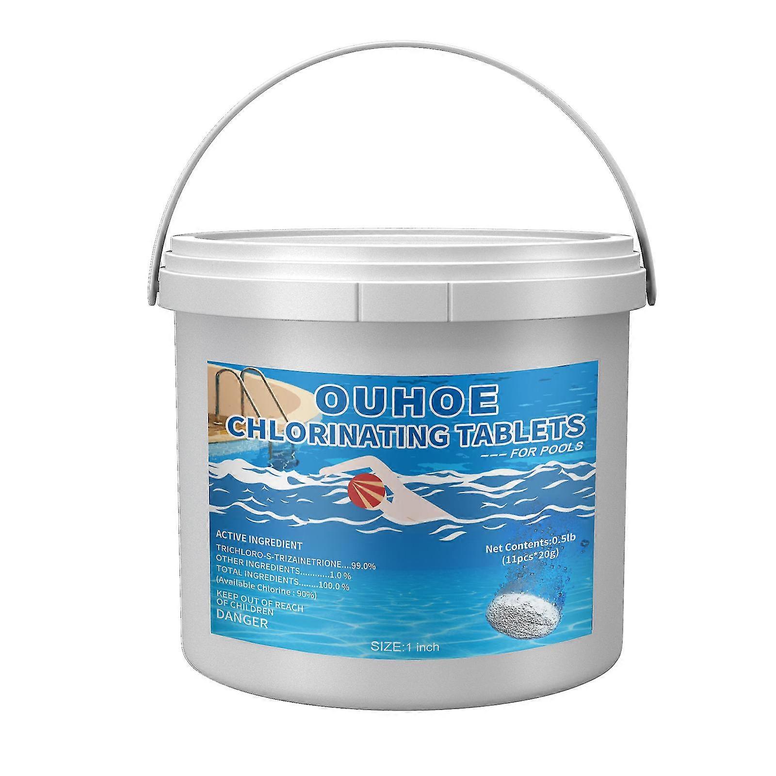 100pcs/bottle Pool Cleaning Effervescent Chlorine Tablets