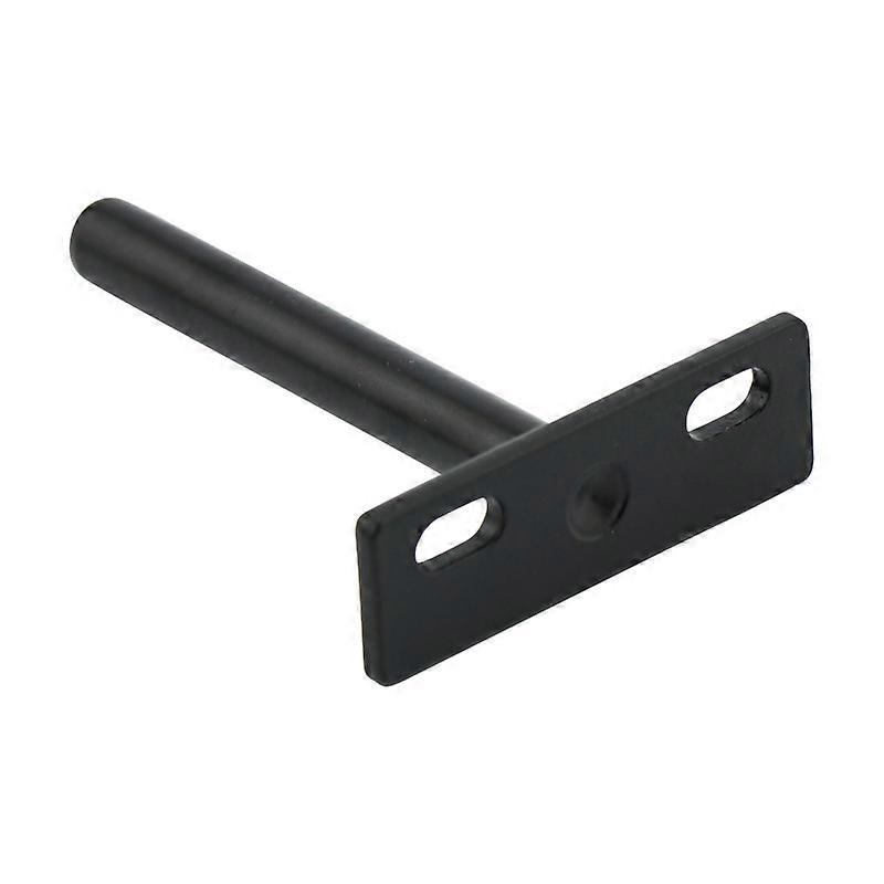 6pcs Floating Shelf Brackets, Black Hidden Brackets for Wood Shelf Installation