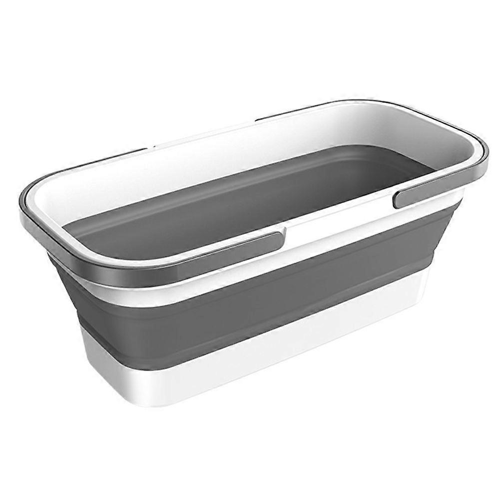 Multi-Purpose Folding Mop Bucket Home Portable Crevice Storage Rectangular Single Bucket Portable