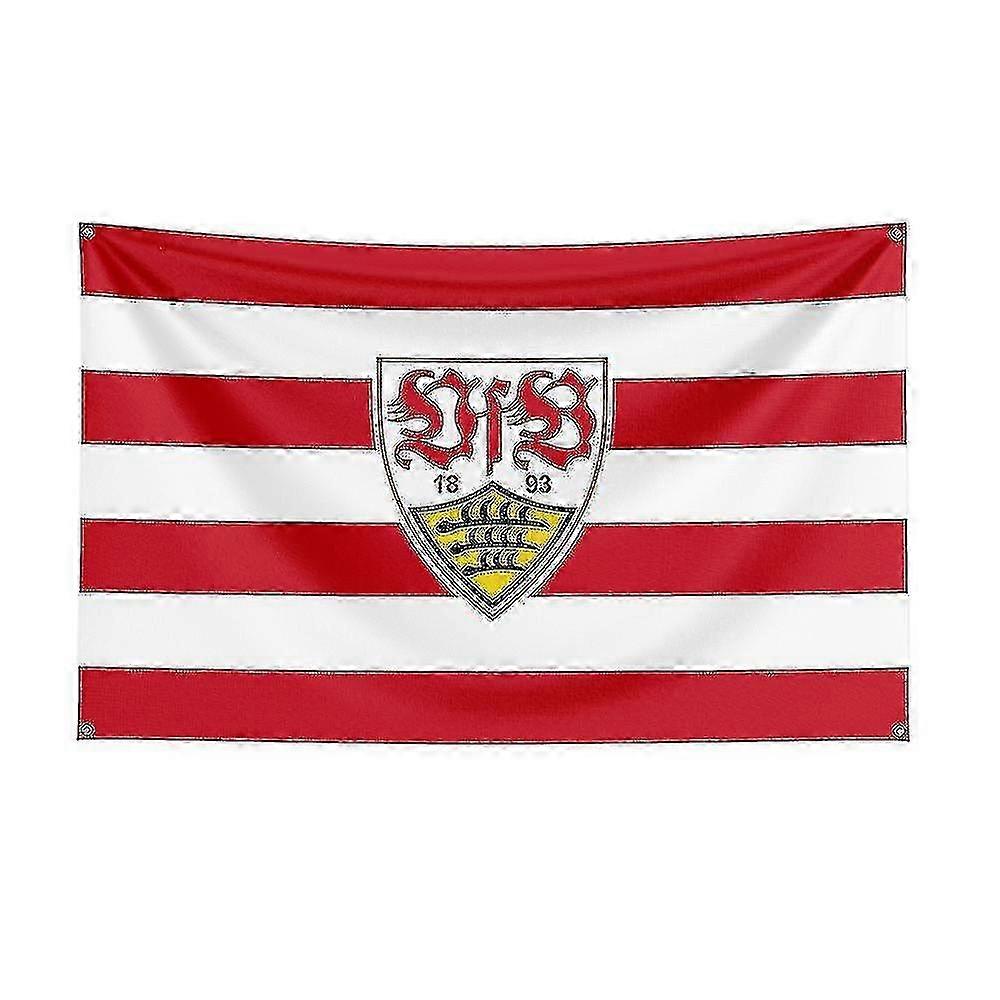 Født Pretty 3x5 Vfb Stuttgart Flag Polyester Trykt Racing Sport Banner For Dekor