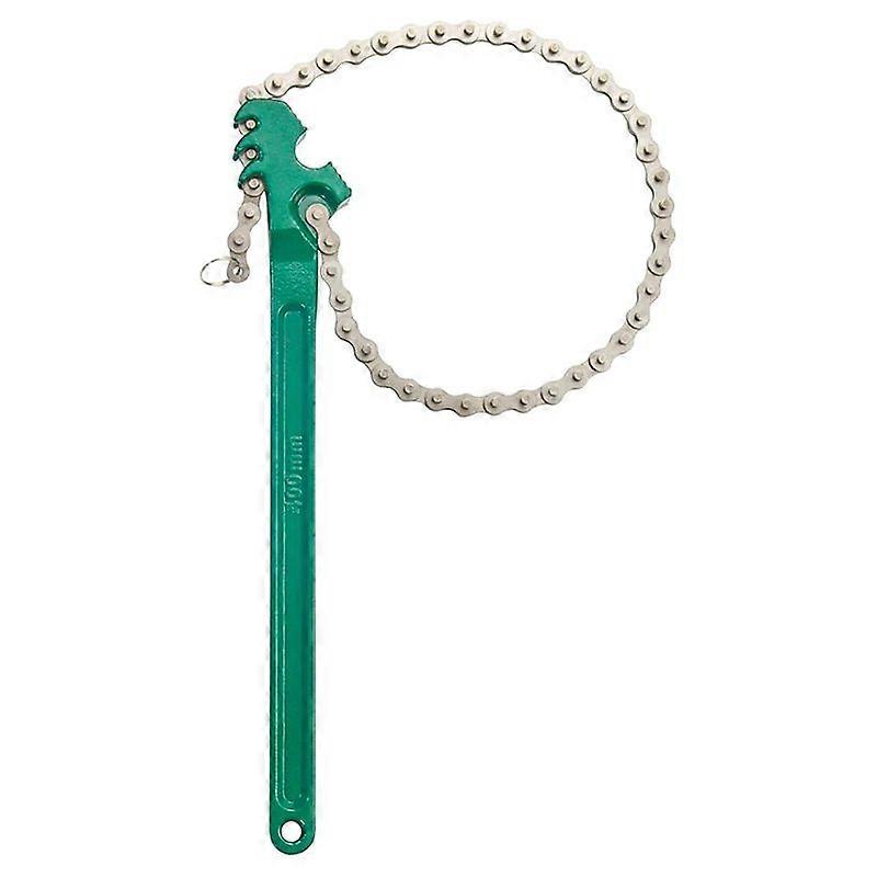 Sturdy Adjustable Heavy Duty Ratchet Chain Oil Filter Wrench Reversible Chain Style Pipe Mount Wrench 16 Inch