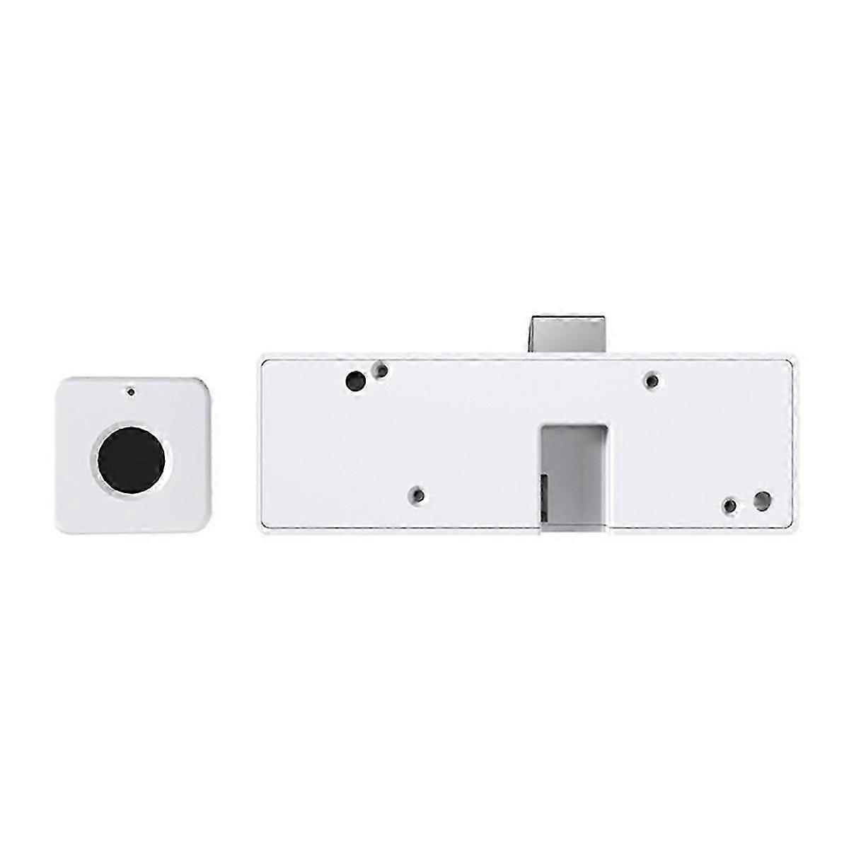 Biometric Fingerprint Lock White Anti-theft Smart Drawer Lock Keyless Fingerprint Security Furniture Door Lock