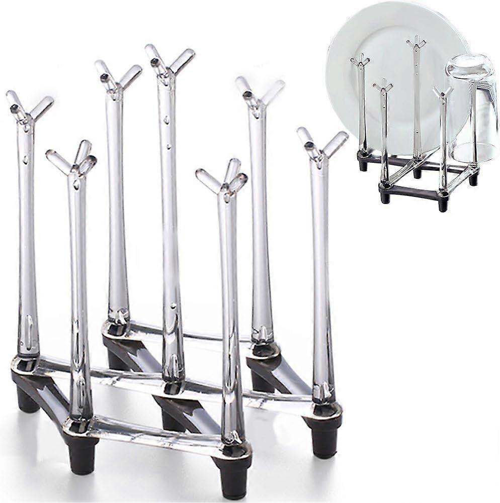 Folding cup drainer - With support tray