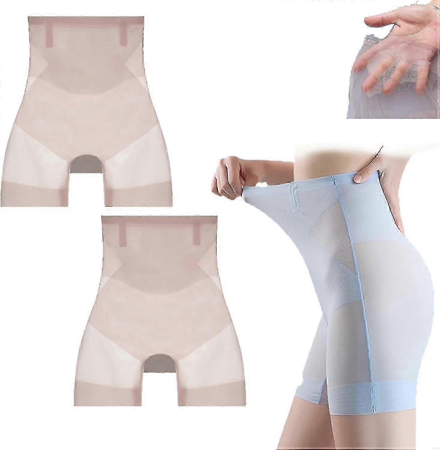2pcs Ultra-thin Cooling Tummy Control Shapewear