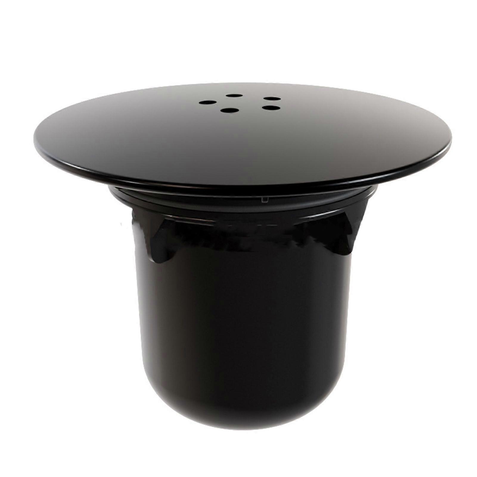 Chrome Finish Shower Drain Cover Easy Installation Dip Cup Fast-Flow Drainage British Standard Replacement Trap Cover