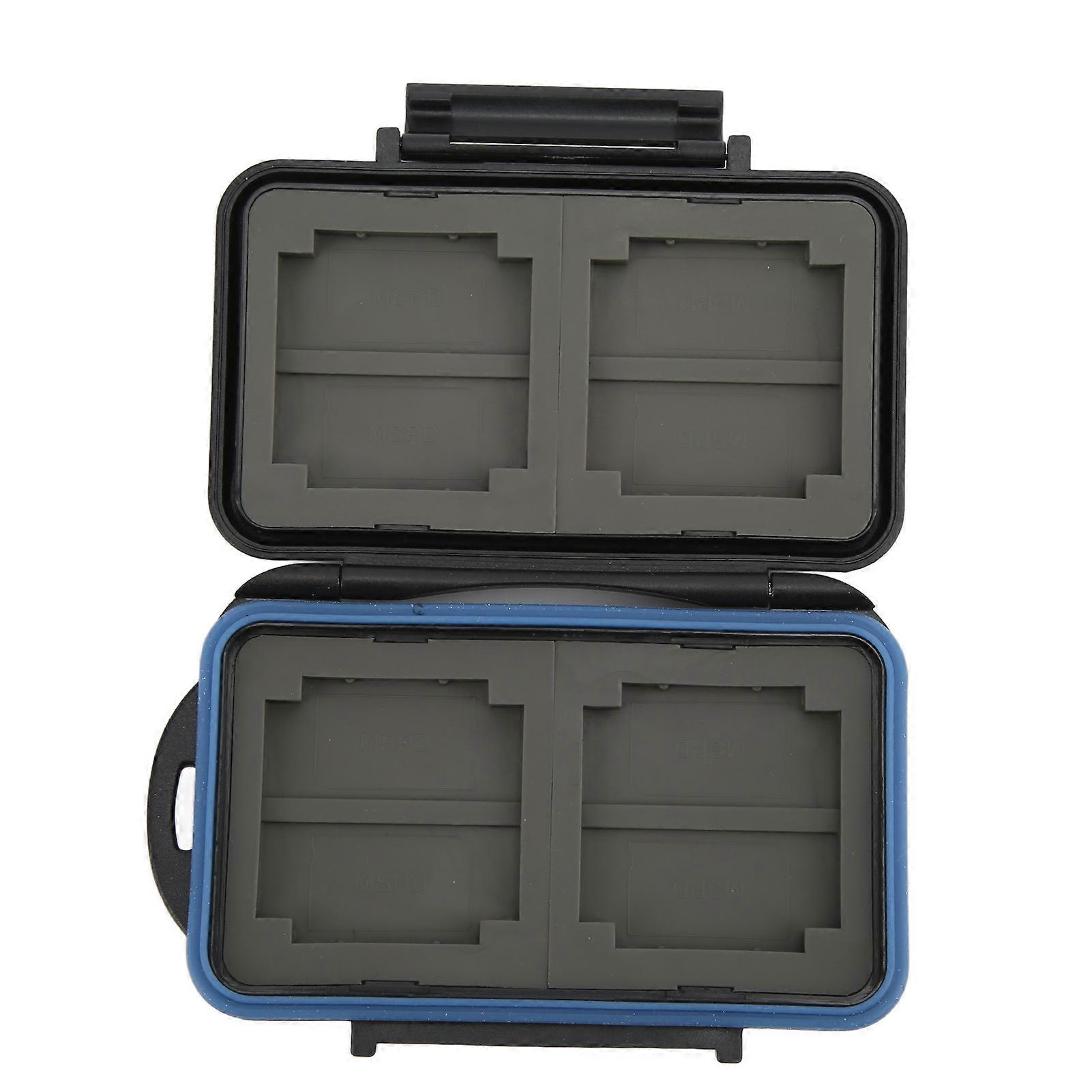 MC‑1 Memory Card Case Wear Resistant Waterproof Professional Card Hard Storage Box for CF Cards MSPD Cards