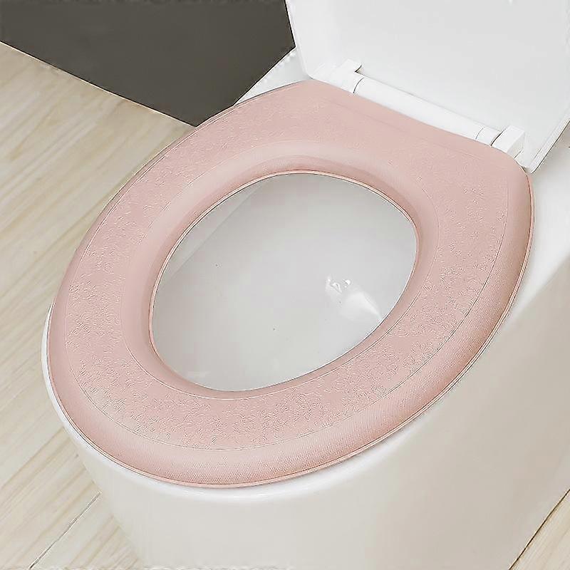 Koti Uusi vedenpitävä vaahtomuovi wc-istuin lämmin kuvio yksivärinen kuvio wc-tyyny pehmustettu wc pestävät kylpyhuonetarvikkeet