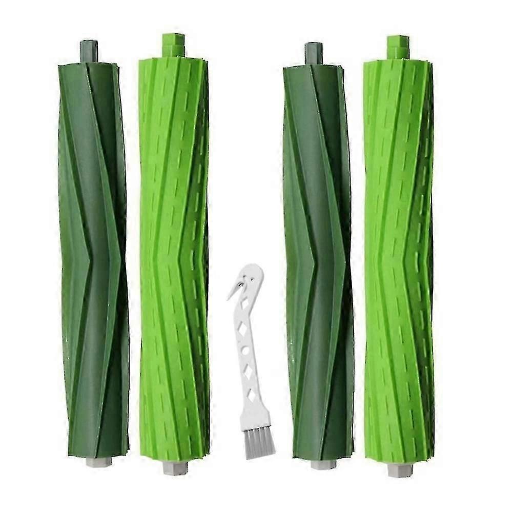 2 Sets Rubber Roller Brushes For Irobot Roomba I3 I3+ I6+ I7 I7+
