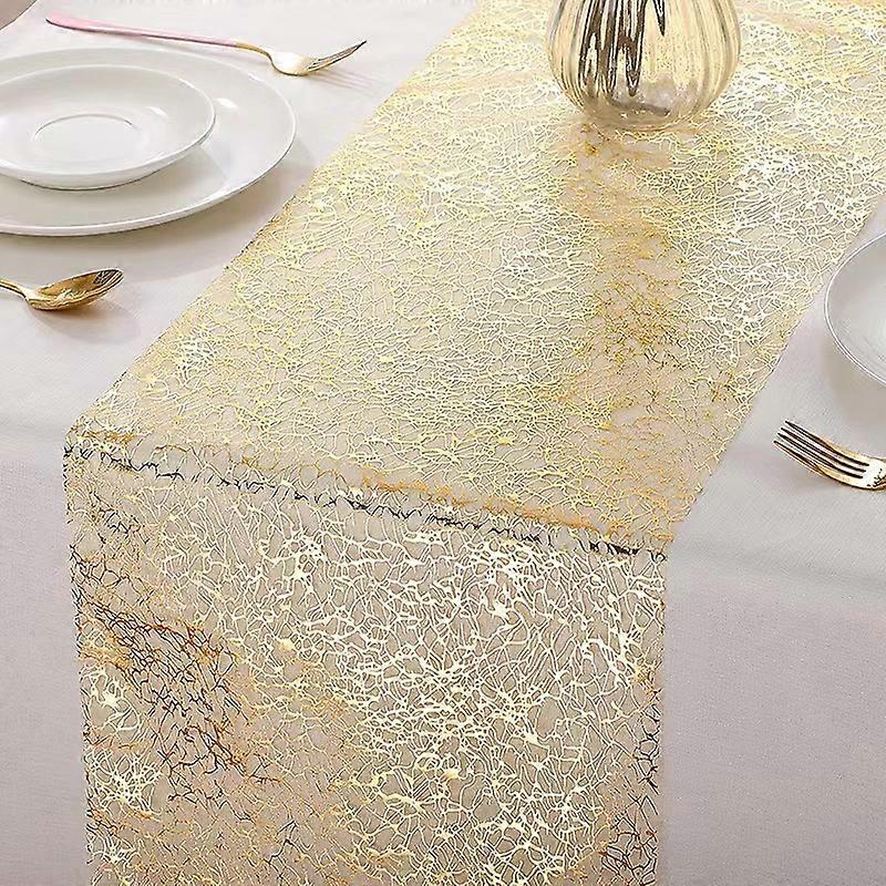 Table Runner Rectangular Polyester for Home Dining Table Decoration, 14x72 Inches, Modern Style, Easy Care