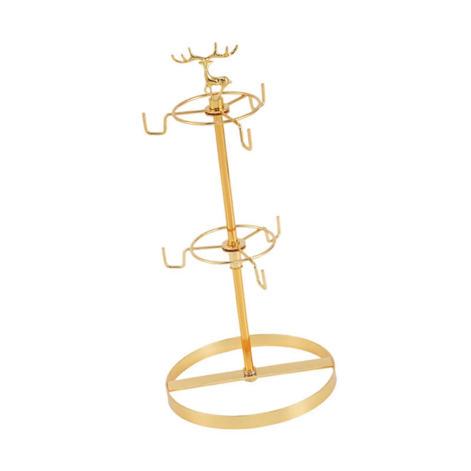 Coffee Cup Holder,Cups Organizer Stand,with 6 Hooks Tea Cup Holder Holder Tree