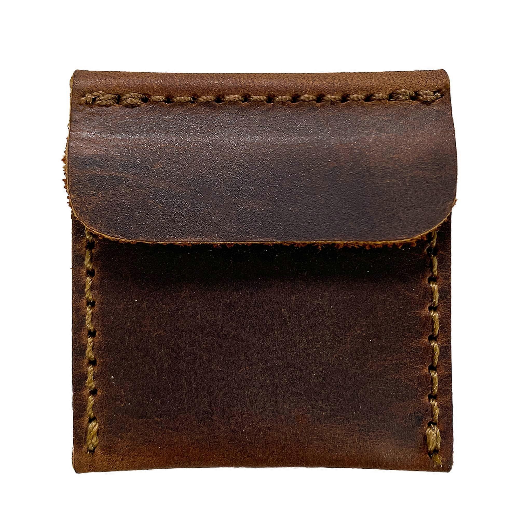 Handmade Leather Wedding Ring Case - Full-Grain Storage Box for Engagement and Wedding Bands, Custom Size, Rustic Style