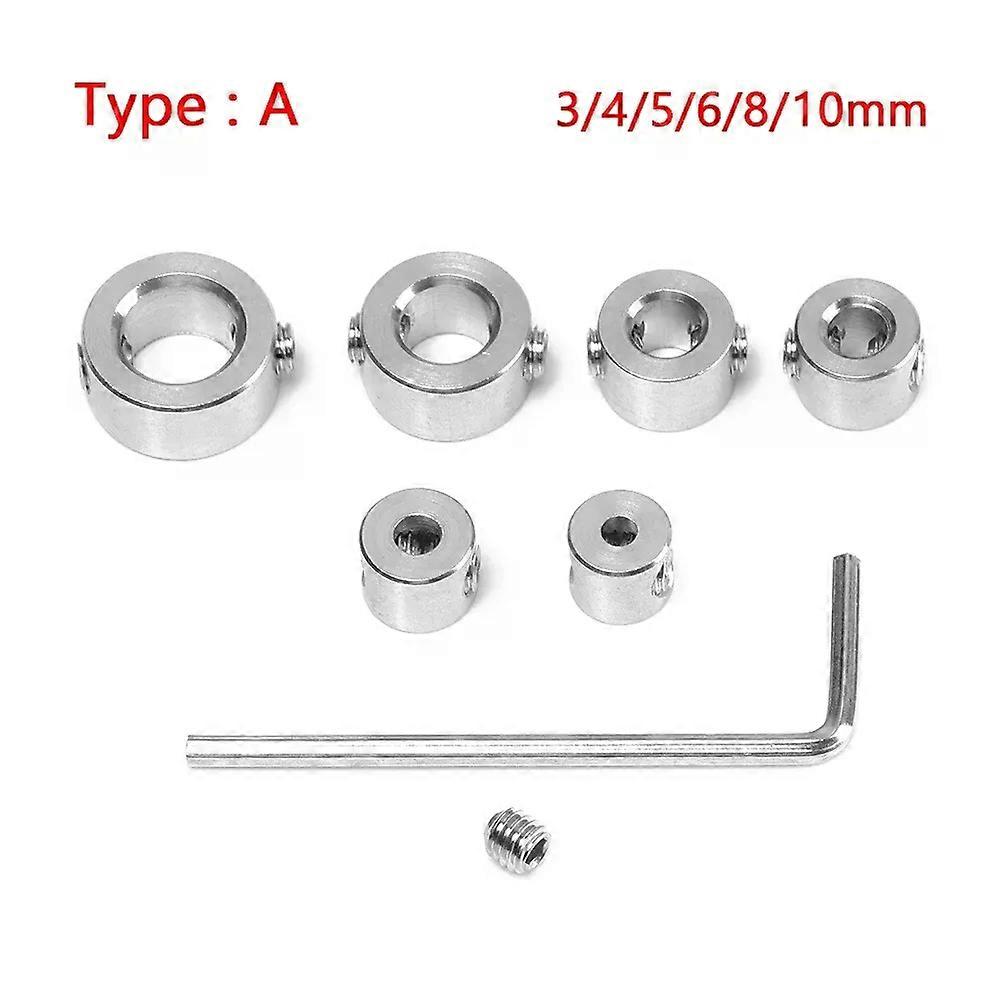 Set de gulere de oprire a burghiului pentru prelucrarea lemnului 3Mm-16Mm Ing Bit Adâncime Inel de oprire Localizator de înaltă calitate din oțel inoxidabil