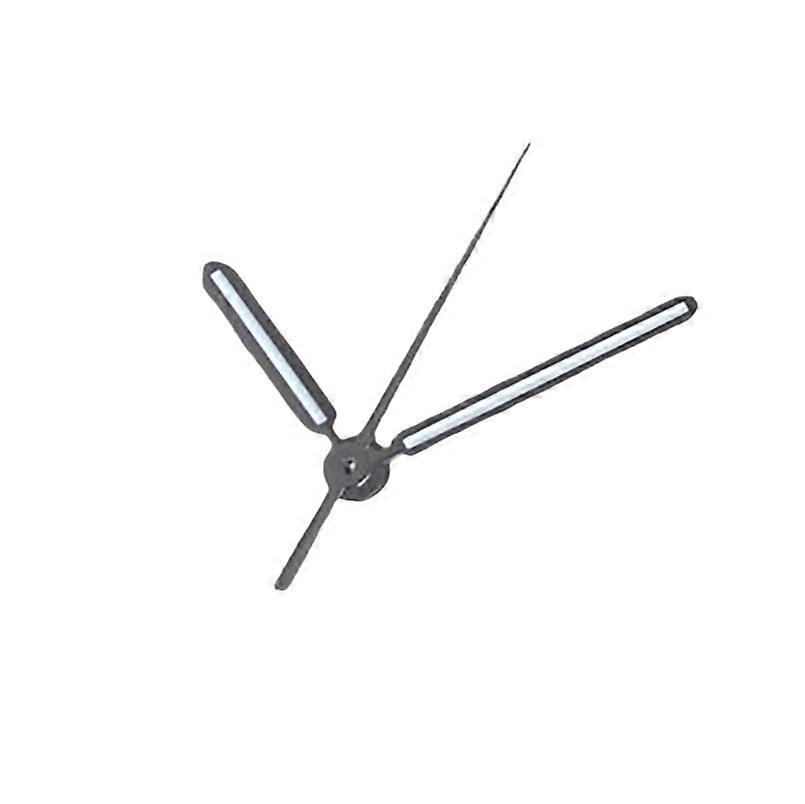 Watch Hands PVD Modified Watch Hands Green Luminous Special Size for NH35 Movement (Silver)