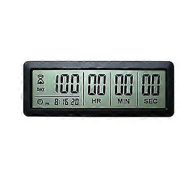 Digital 999 Days Timer Timer Clock LCD Large Screen Count Down Days Timer For |Kitchen Timers
