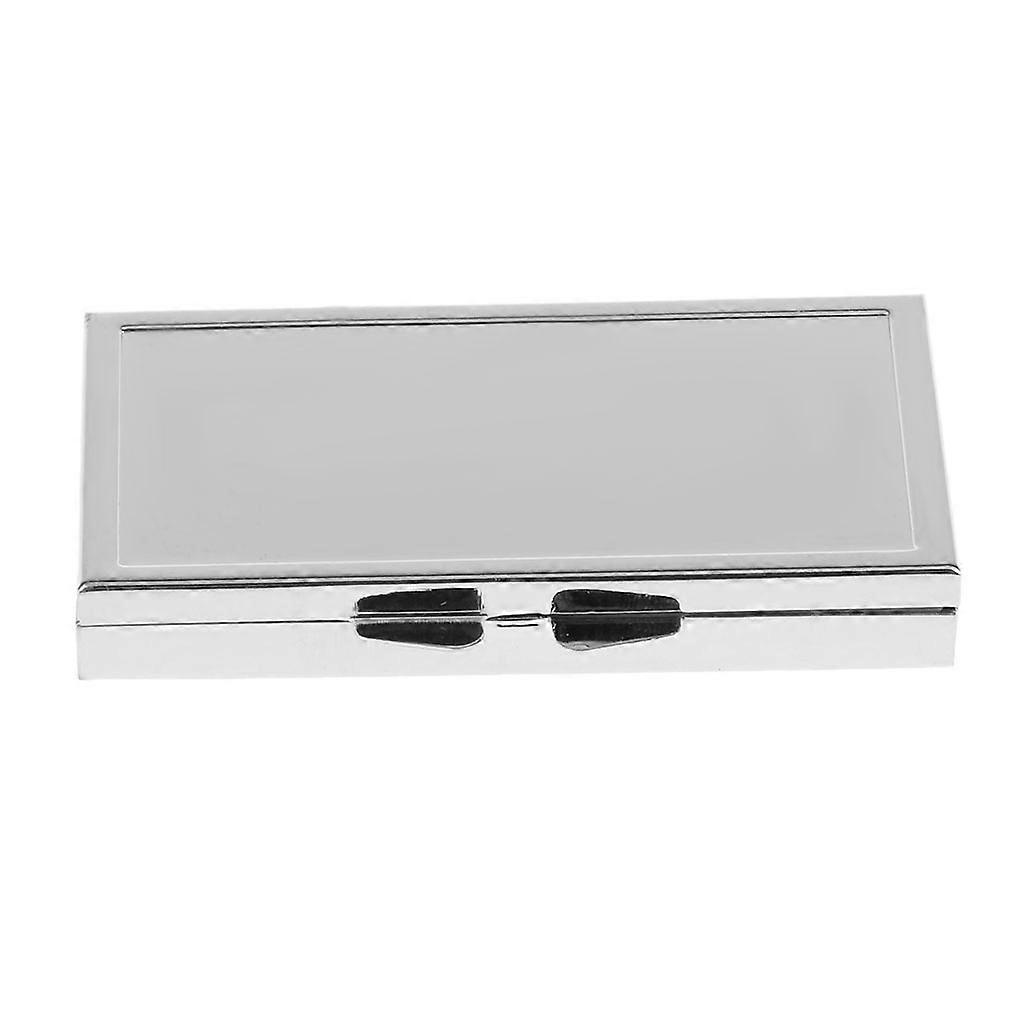 Metal Pill Boxes Vitamin Organizer Container Case