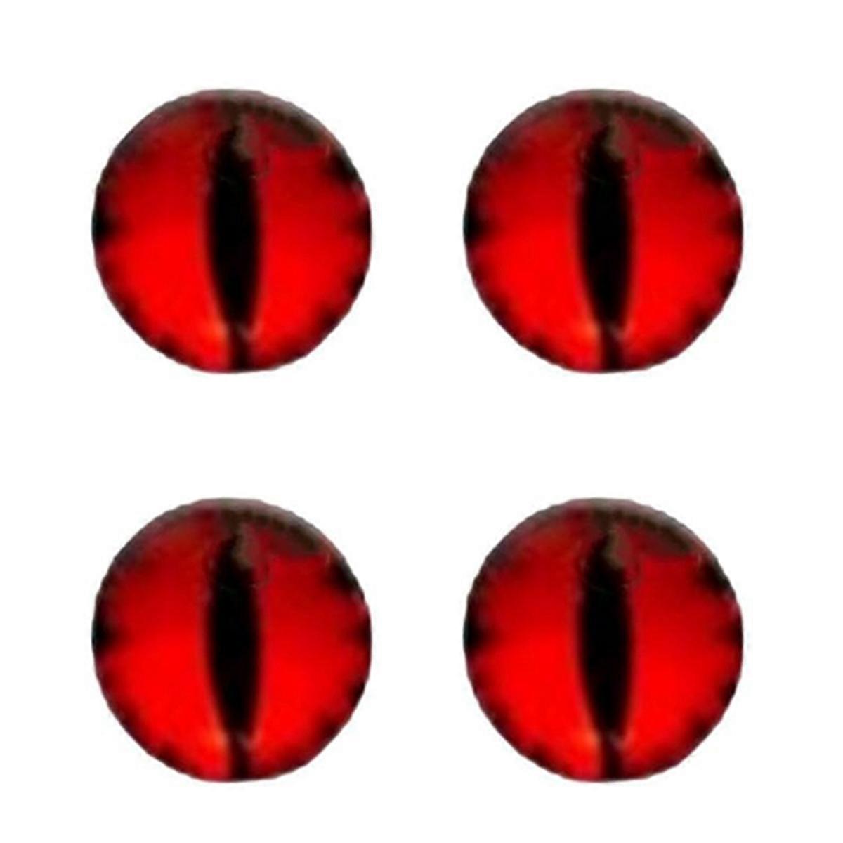 Beast Eyes Headlight Decal, 3D Eyes Sticker Decal Red