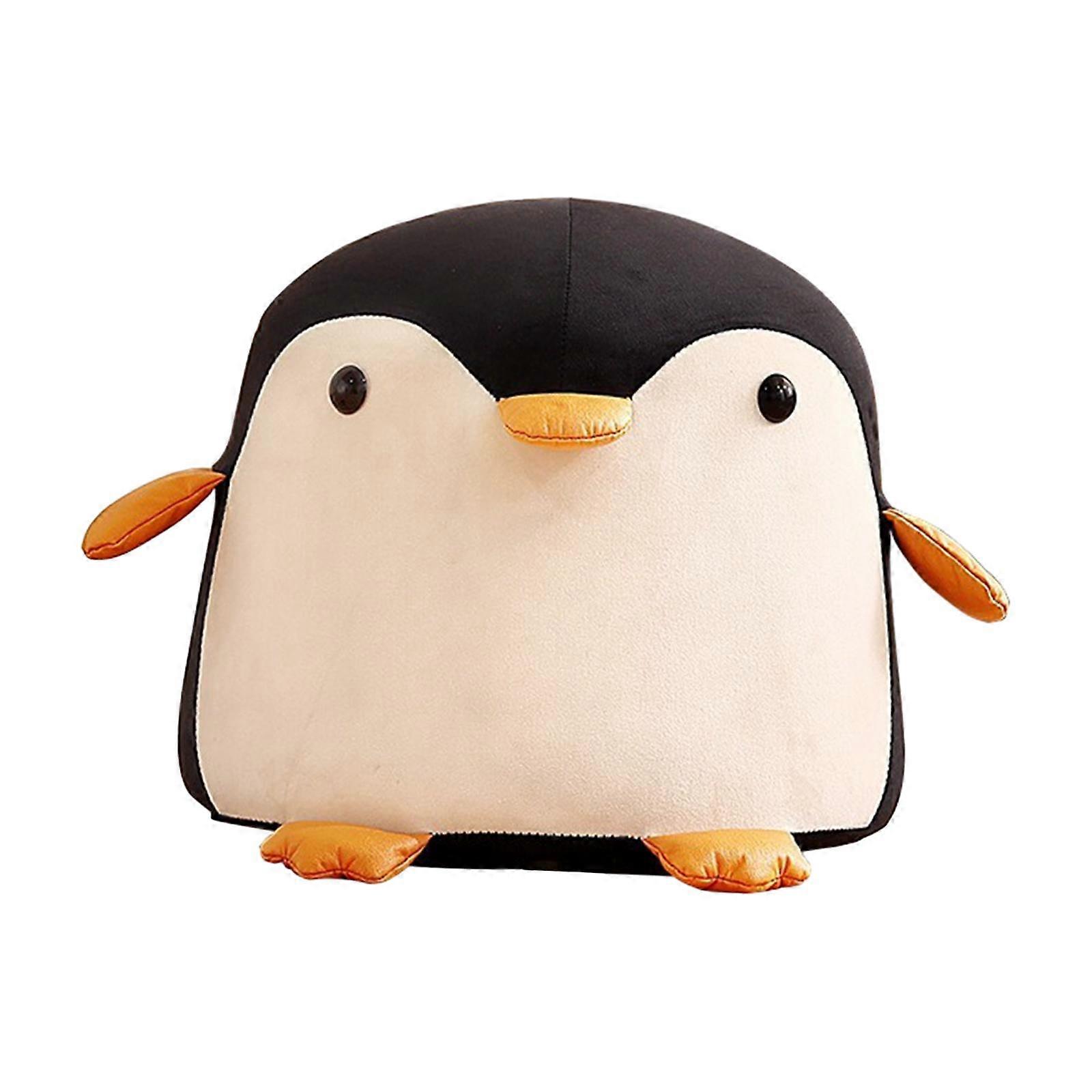 Penguin Footstool with Soft Padded Cushion Sofa Footrest cartoon Footrest Stool