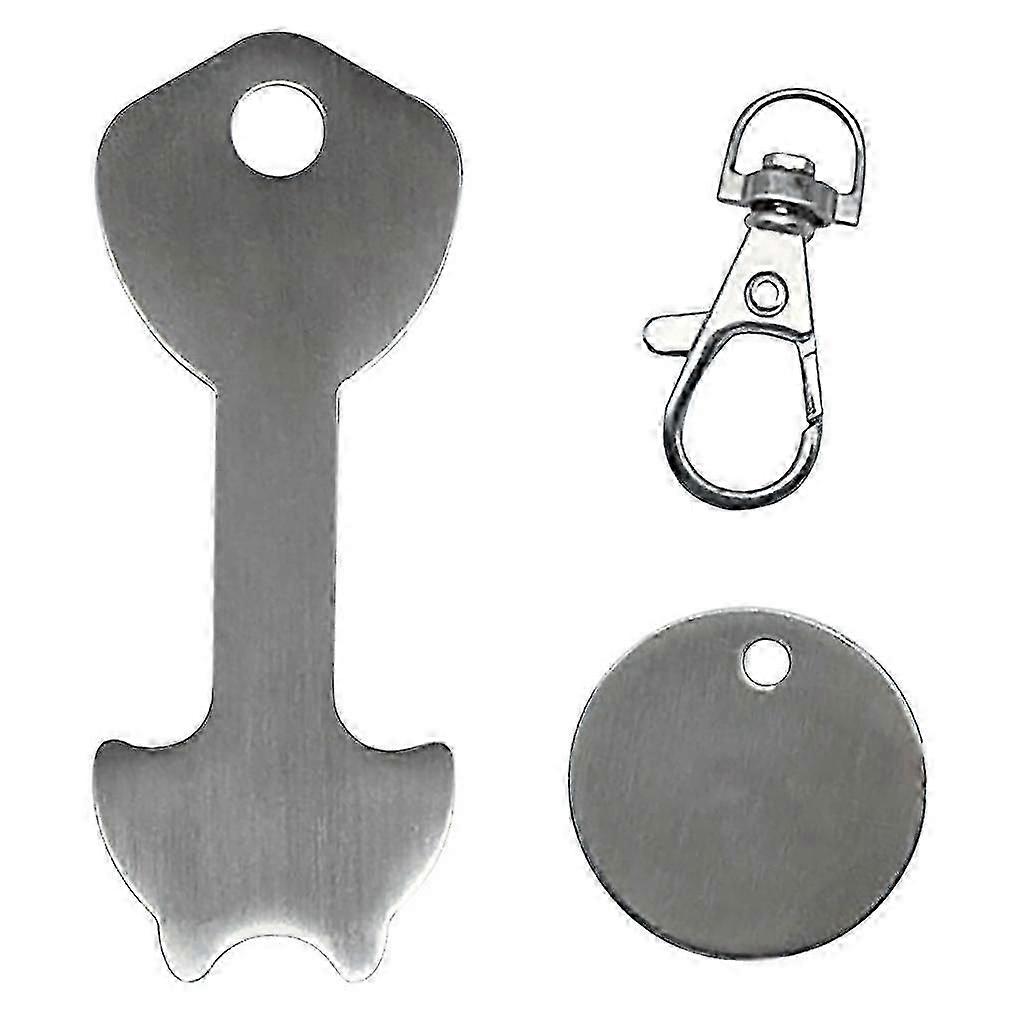 Anti-rust Shopping Trolley Release Key Front Loading Lock Token Swivel Hook