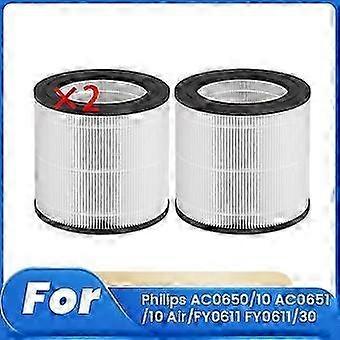 2 Pcs Cleaner Filter for AC0650/10 AC0651/10 Air/FY0611 FY0611/30 Air Purifier Replacement Filter Sp