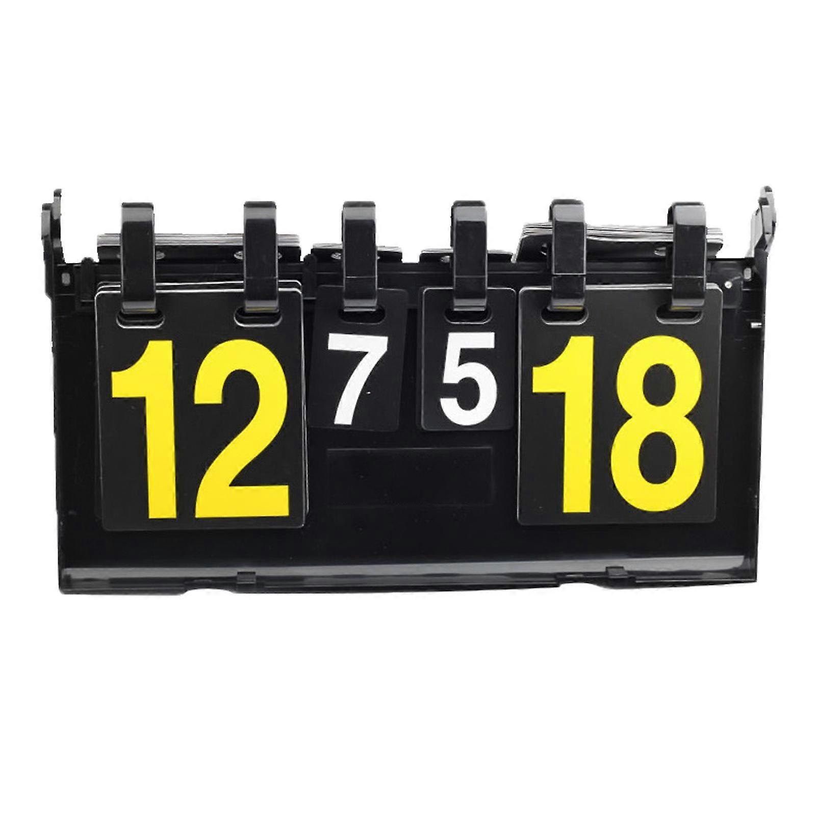 Portable Tabletop Scoreboard Digital Score Keeper for Basketball Soccer
