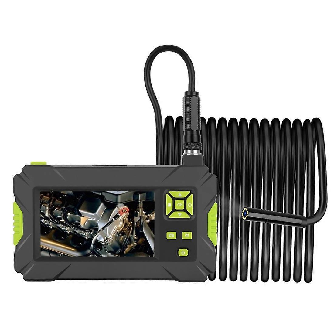 P30 5.5mm IP67 مقاوم للماء 4.3 بوصة HD منظار داخلي محمول كابل صلب منظار صناعي ، طول الكابل: 10 م