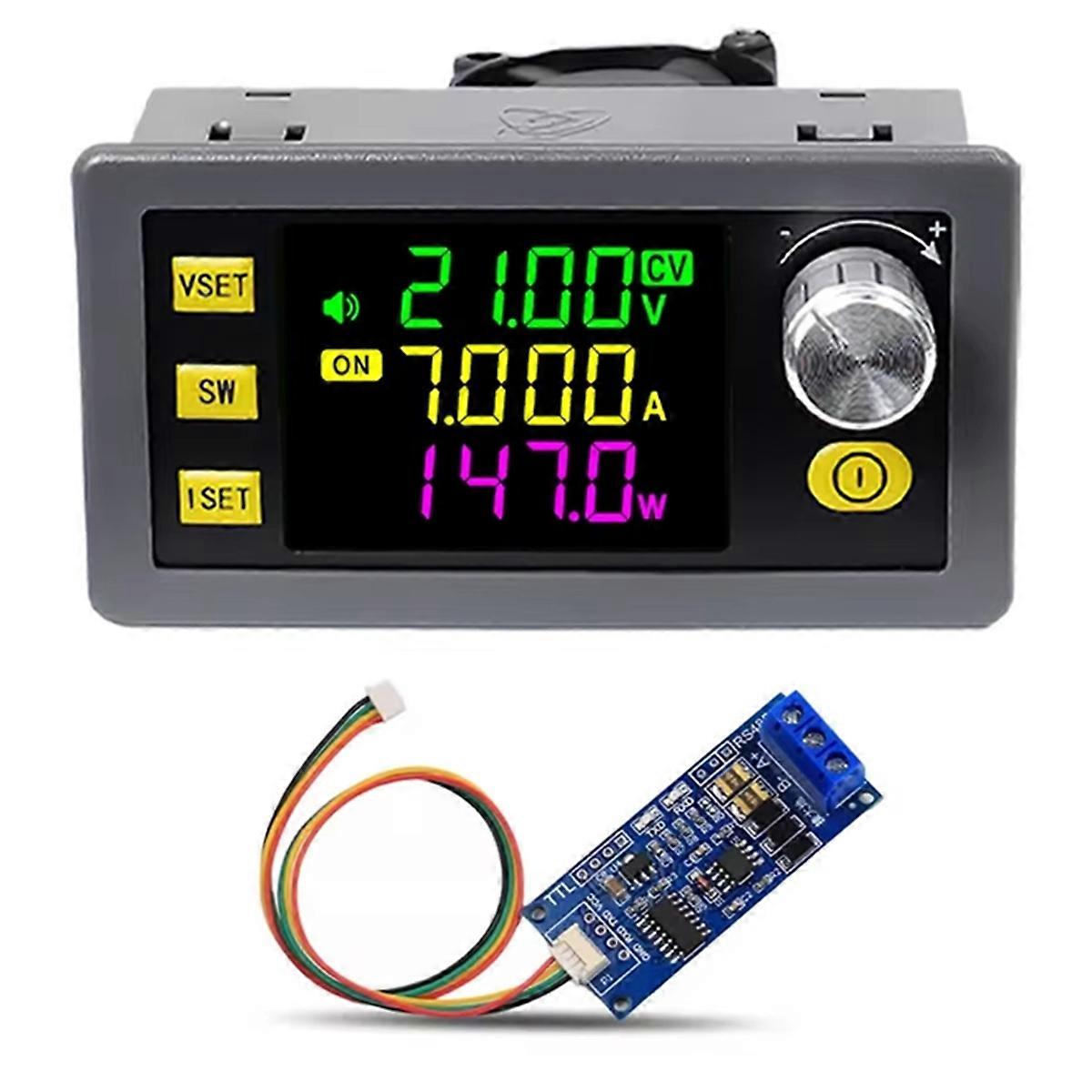 150W DC-DC Buck Boost Converter CC CV CW 6-36V to 0-36V 7A Power Module Adjustable Regulated Laboratory Power Supply