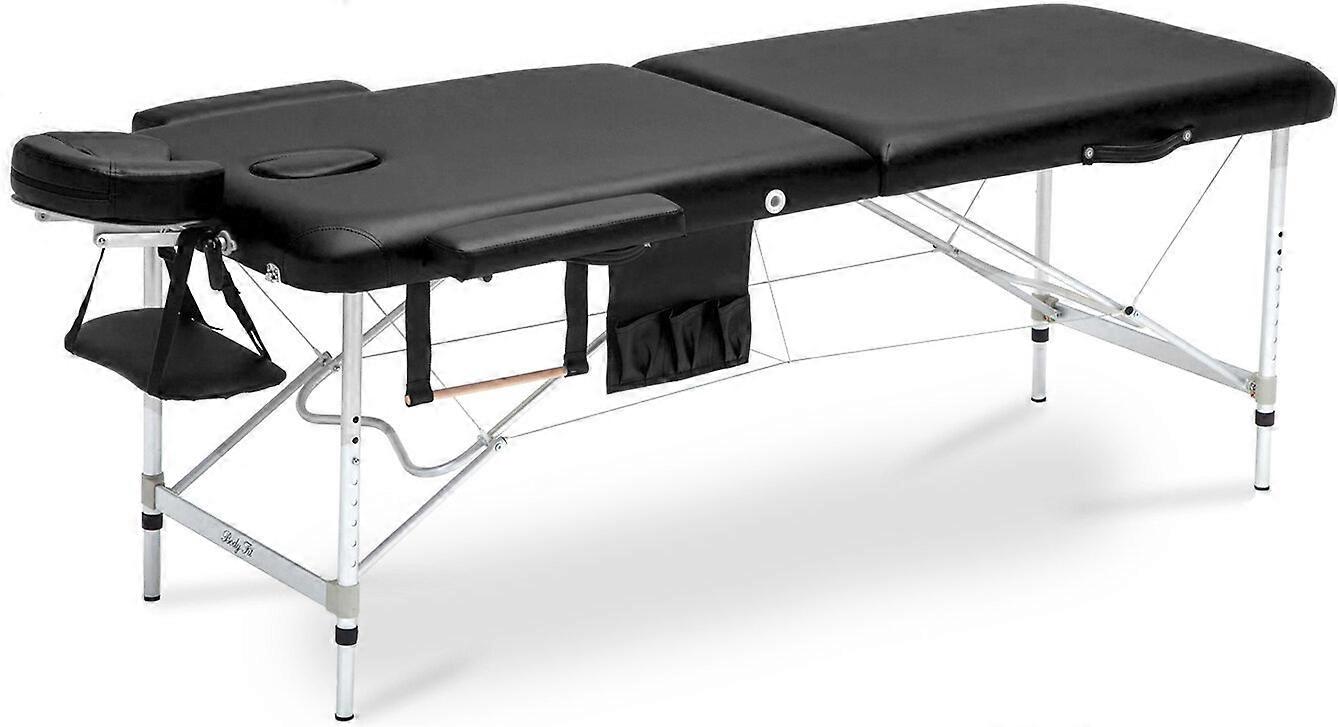 Massage table - height adjustable - ecological leather - foldable