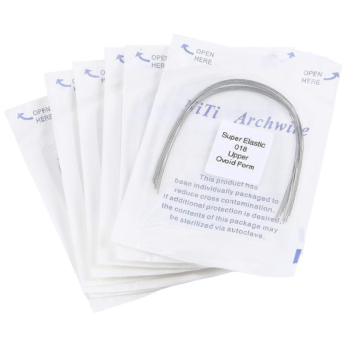 100Pcs NITI Metal Wire 10 Sizes (18+, 100)