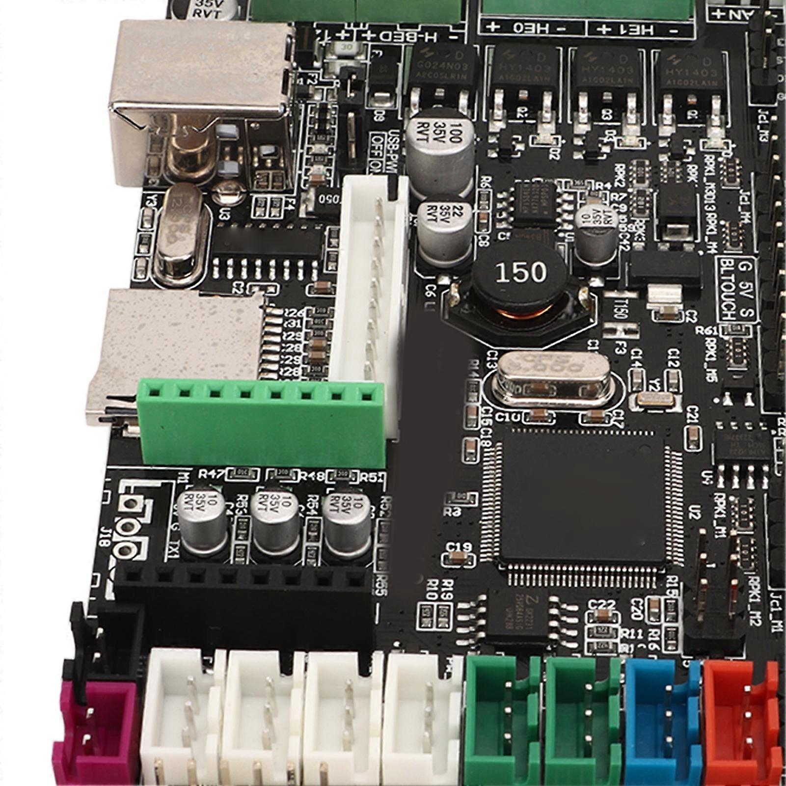 3D Printer Control Board Kit, Mini Portable Integrated Motherboard Controller, Separate Mainboard Parts