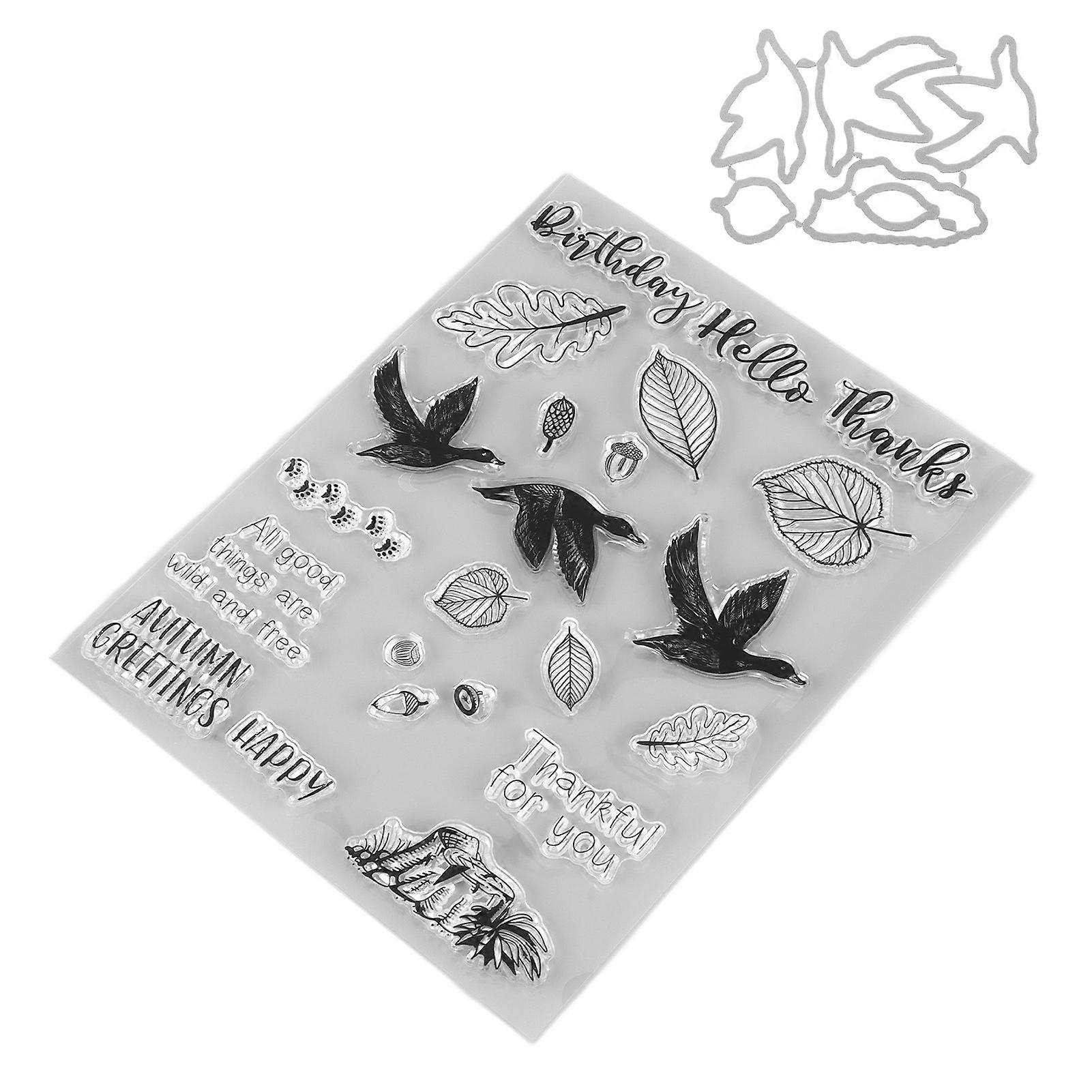 Clear Transparent DIY Durable Reusable Scrapbooking Stamps Tool