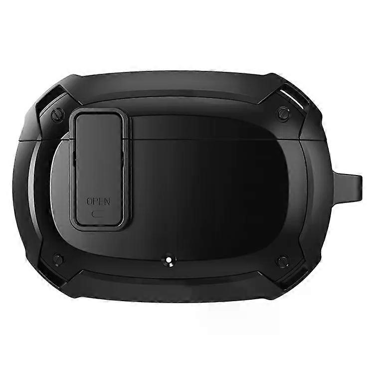 Bumblebee Armor Earphone Case-Protective with Hook for Beats Studio Buds Black