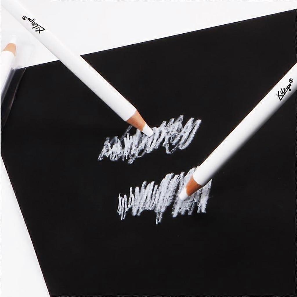 White Charcoal Pencils, Sketch Highlight Drawing Set