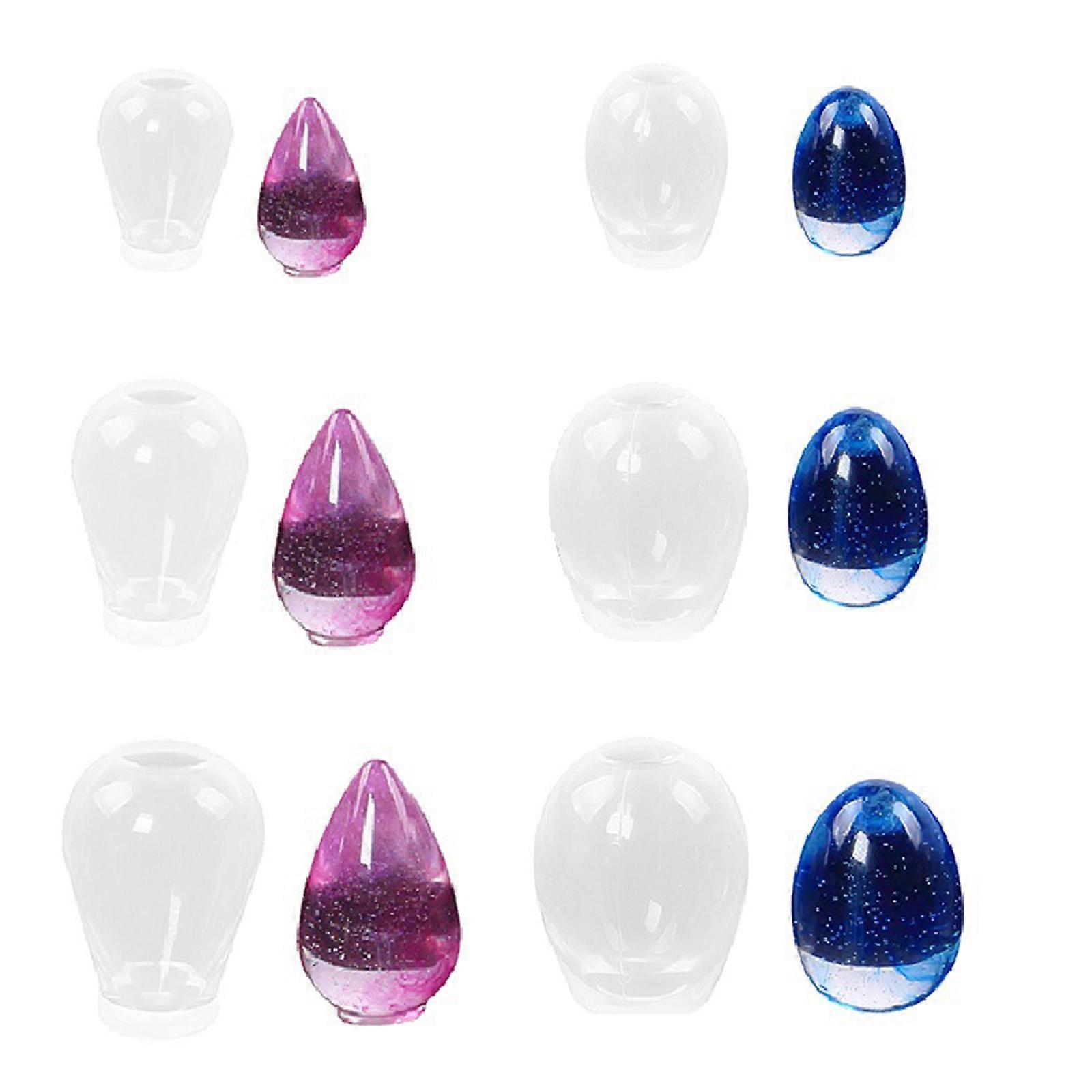 DIY Crystal Dropper Glue Silicone Mold Set Smooth and Realistic Crafts Creating Mold for Home Studio and Exhibitions