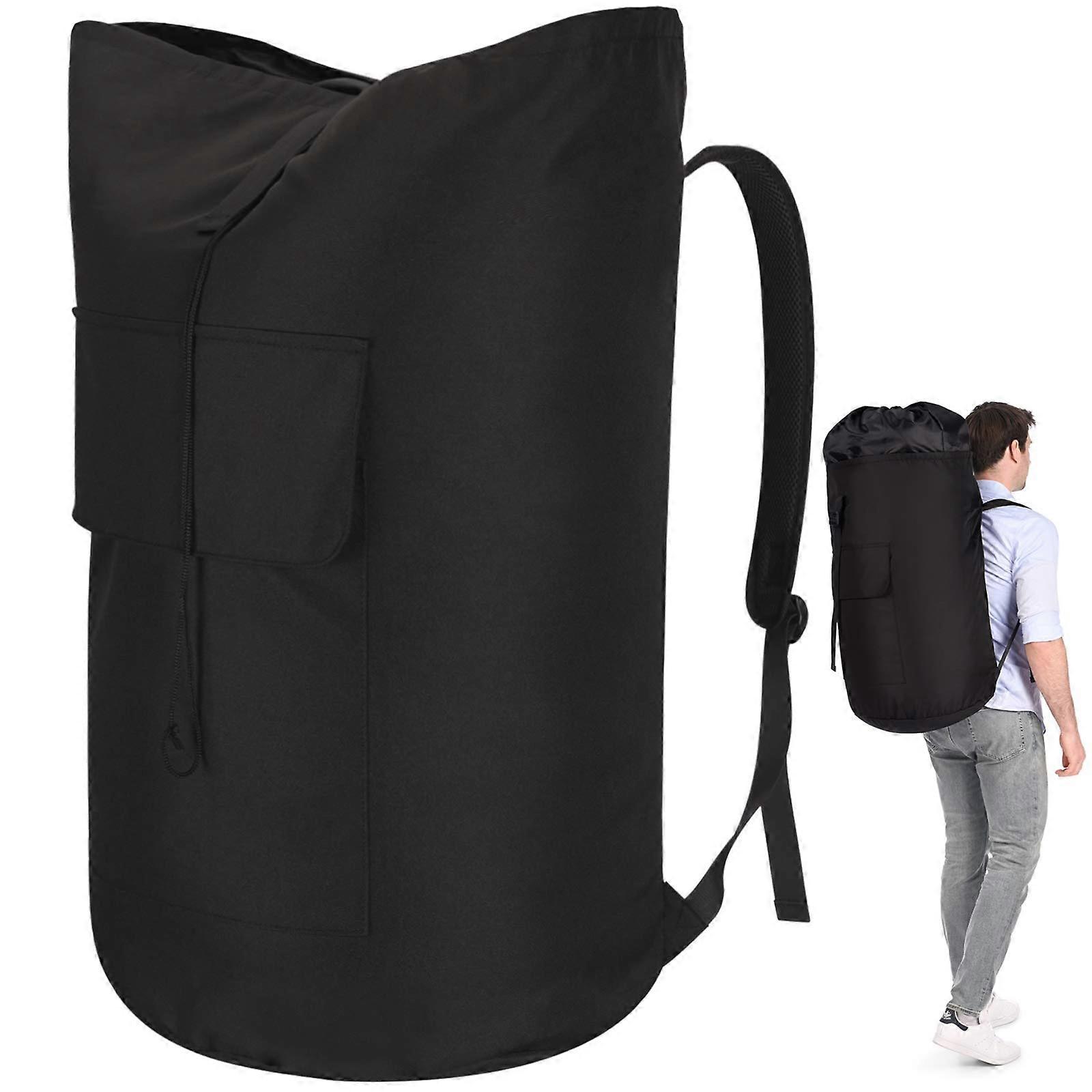 Backpack Laundry Bag, 115L Heavy Service Type Extra Large, Robust Laundry Backpack