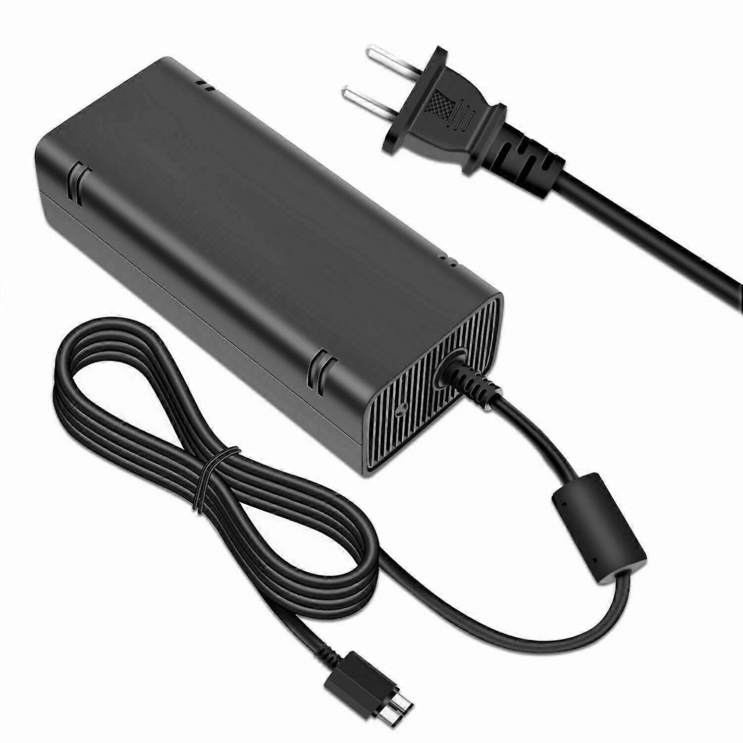 Replacement AC Adapter Power Cord Cable for Xbox 360 Slim Console, 12V 3.5A, Compatible Charger, High-Quality Power Supply