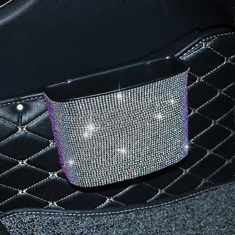 Car-Studded Trash Can Personality Car Hanging Trash Bag Multi-Function Car Storage Box